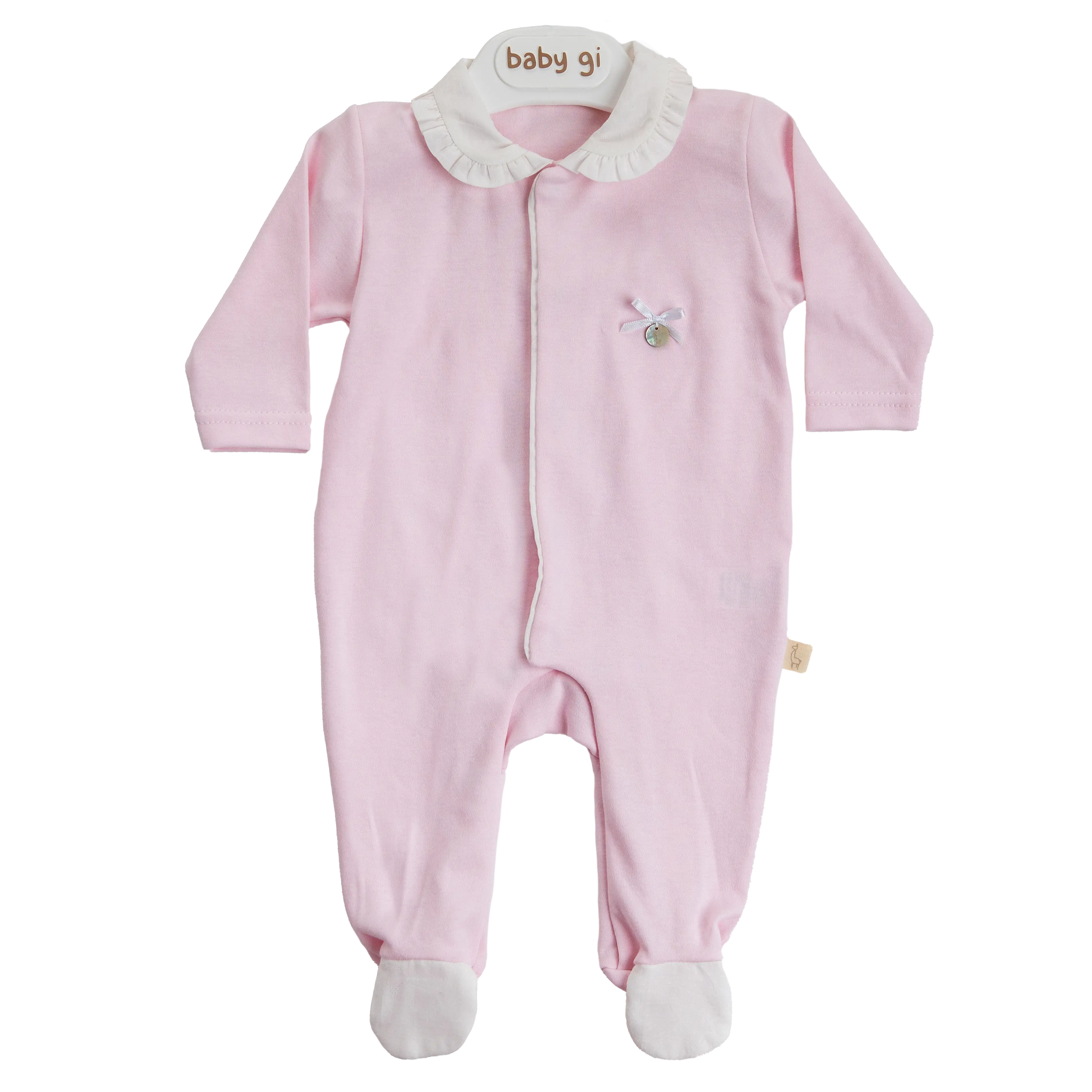 BABYGROW ROSA C/ LAÇO BABY GI