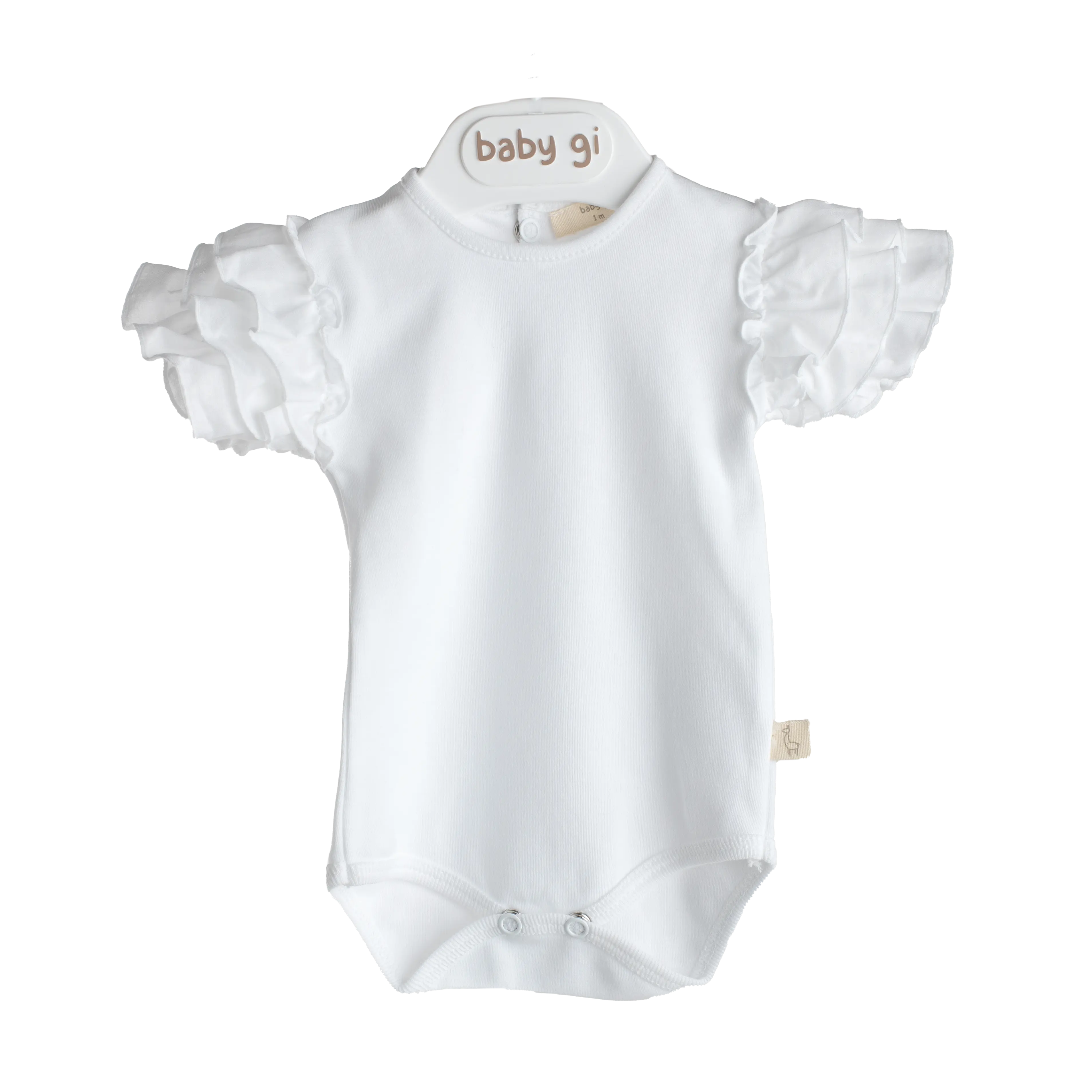 BODY BRANCO C/ FOLHO