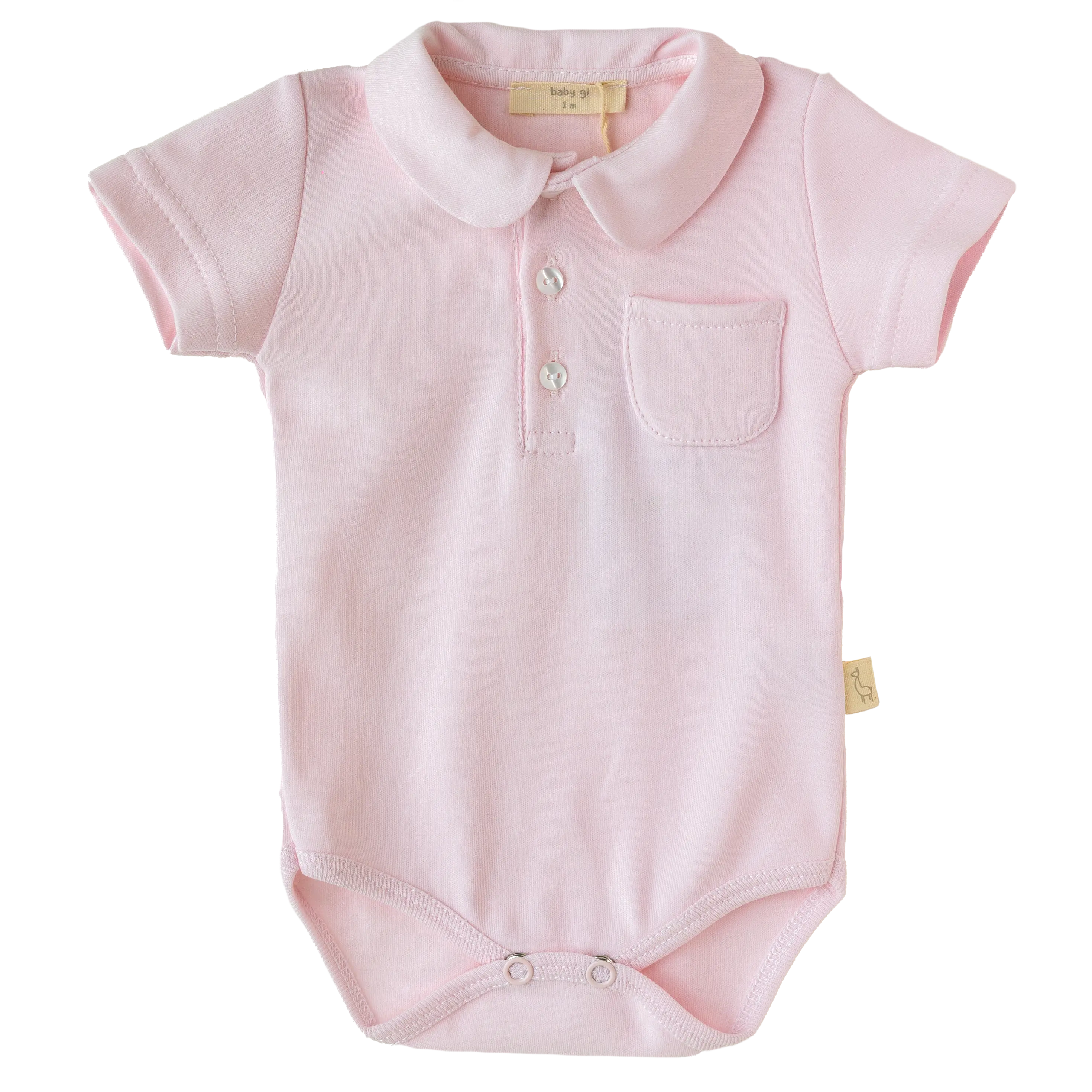 BODY MANGA CURTA C/ BOLSO