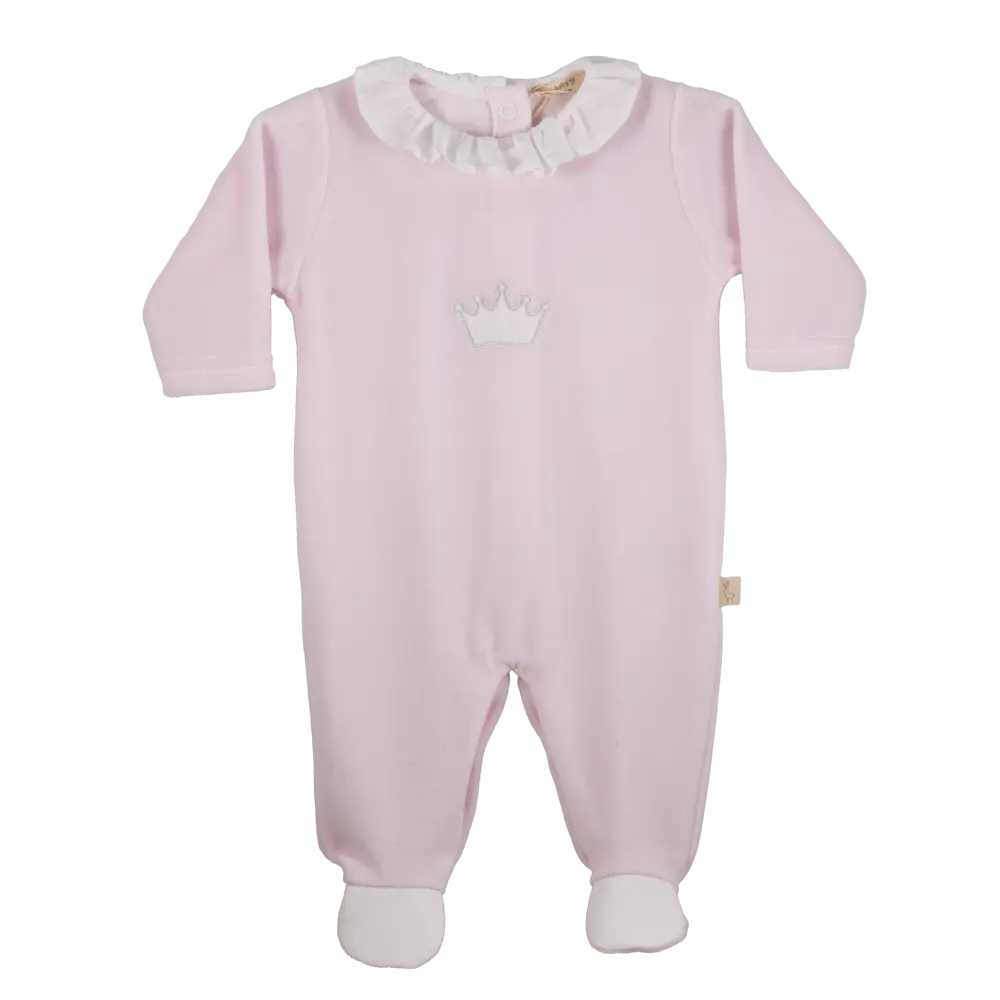 BABYGROW DE GOLA FOLHO C/ COROA