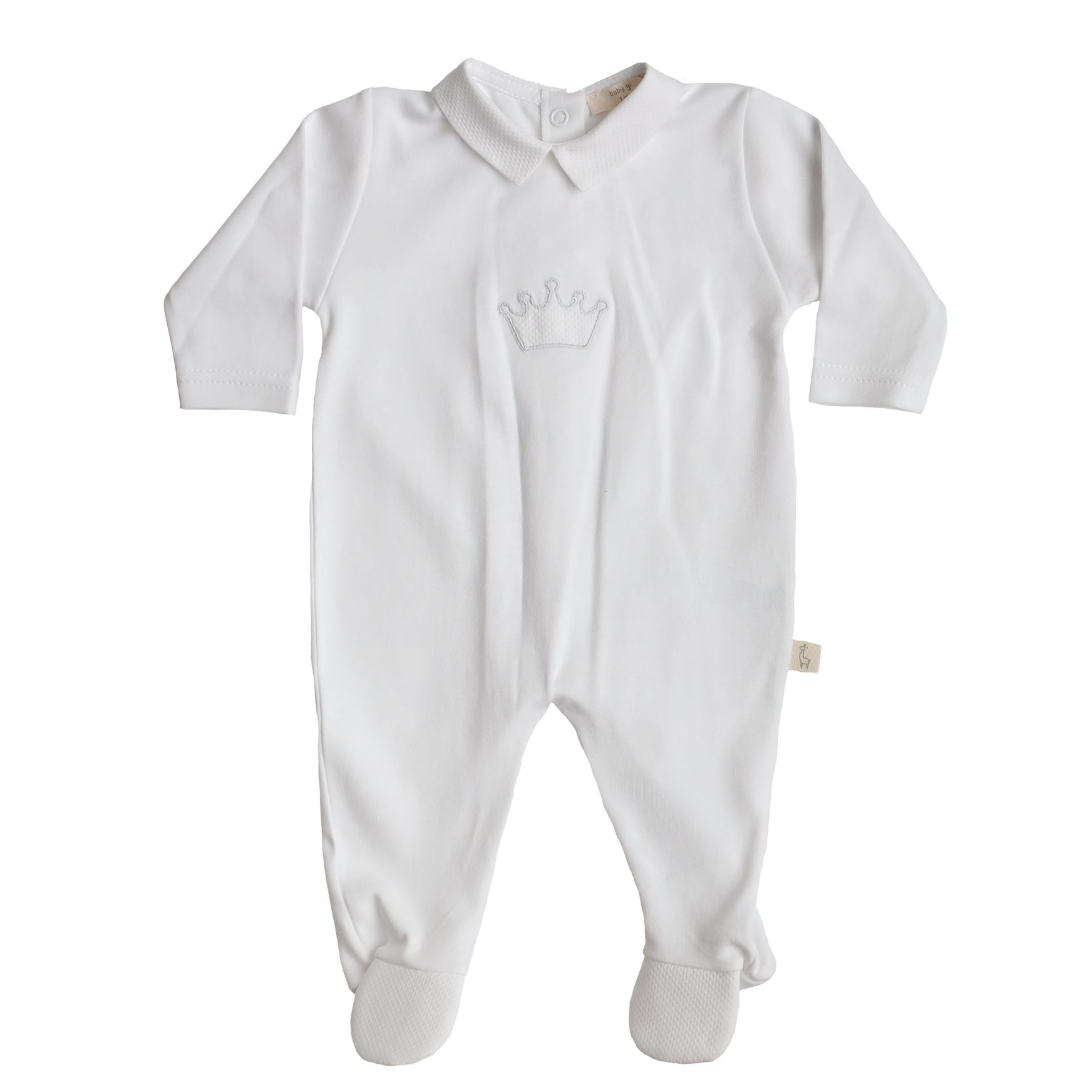 BABYGROW BRANCO C/ COROA