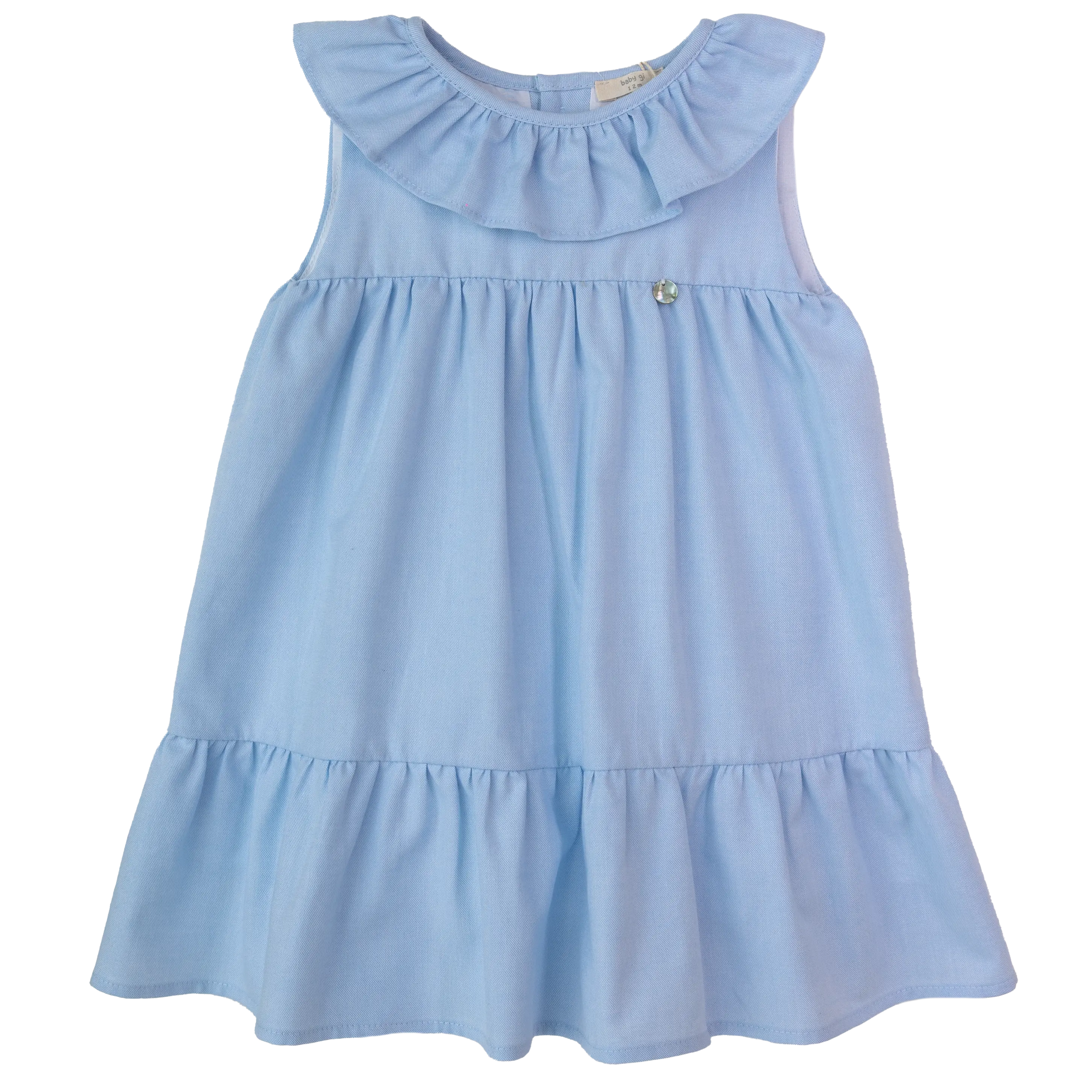 VESTIDO POPELINE C/ FOLHO