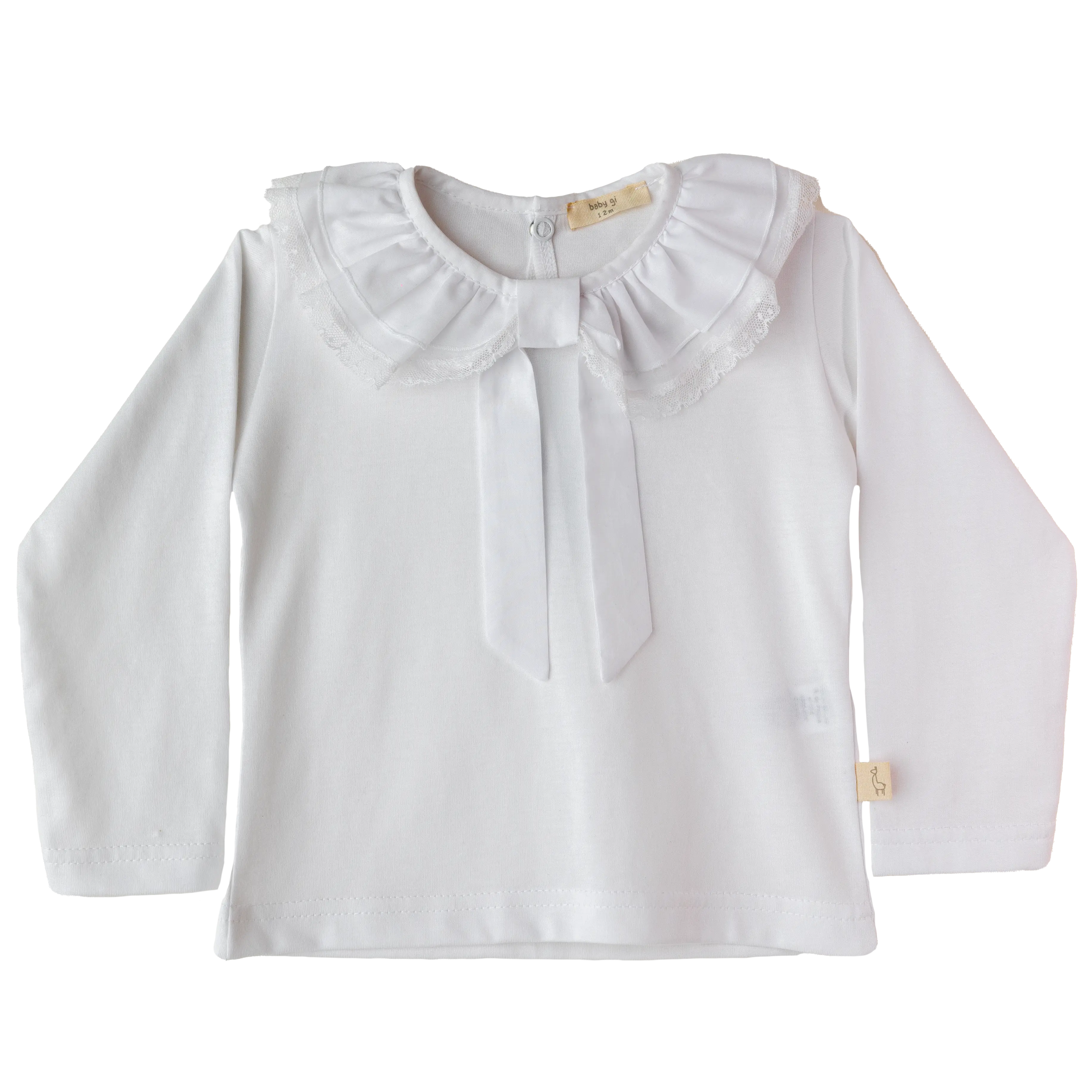 T-SHIRT C/ LAÇO E RENDA