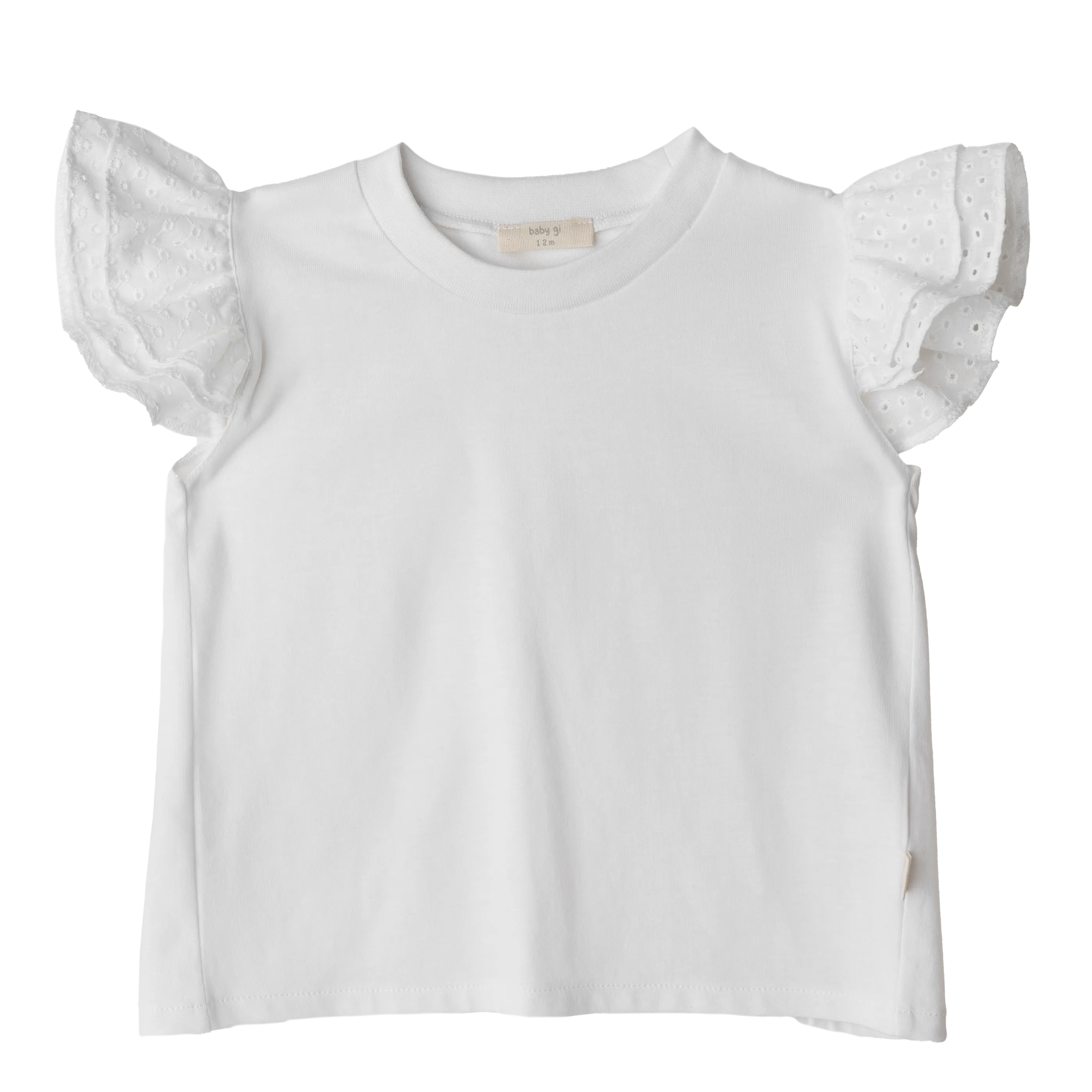 T-SHIRT C/ BORDADO INGLÊS